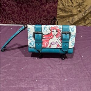 Disney Ariel Themed Teal and White Women's Bag